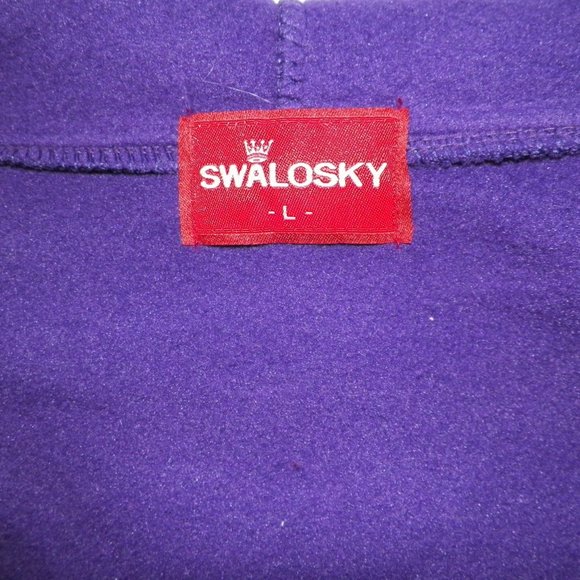Swalosky Jrs 2PC Purple Jog Set Flare Pants Zip Up Hoodie - Picture 11 of 13